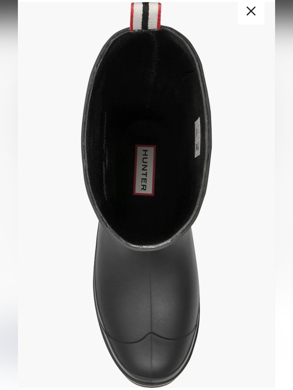Hunter Women's Play Tall Rain Boots Black - Picture 4 of 4